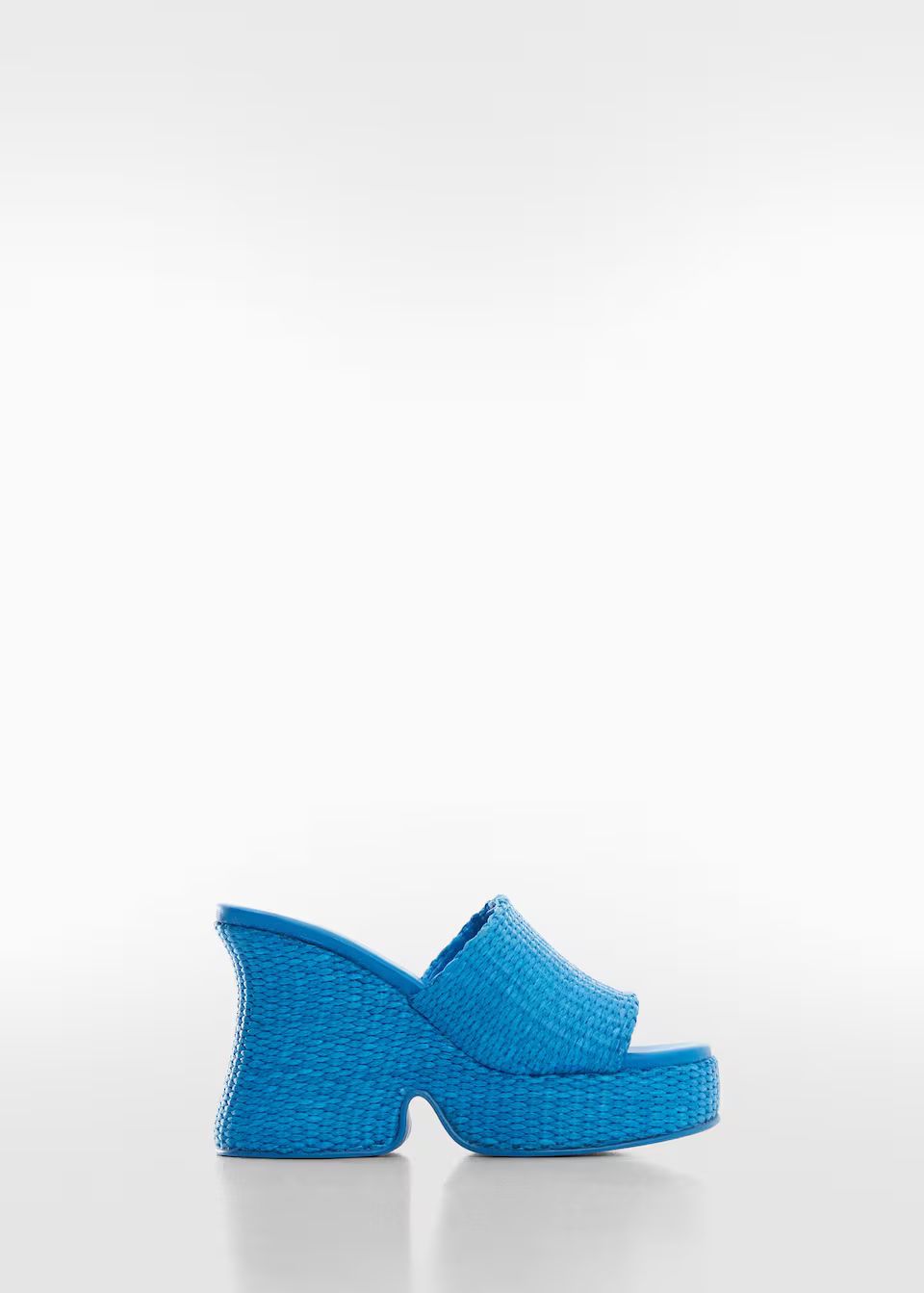 Leather wedge sandals -  Women | Mango USA | MANGO (US)