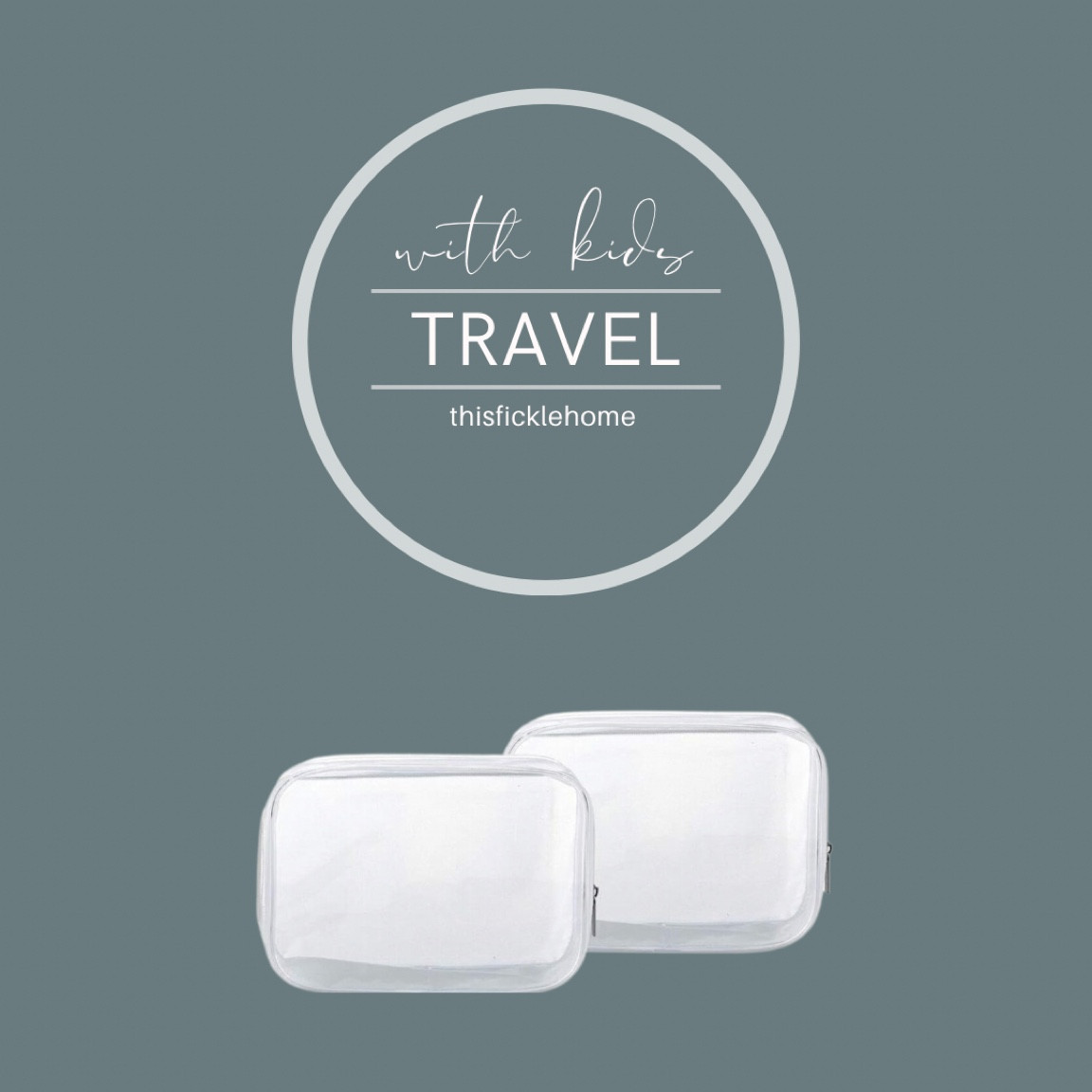 Clear toiletries bag, travel snack bag, 6-pack of clear plastic small travel bags, travel with kids.

#LTKkids #LTKtravel
