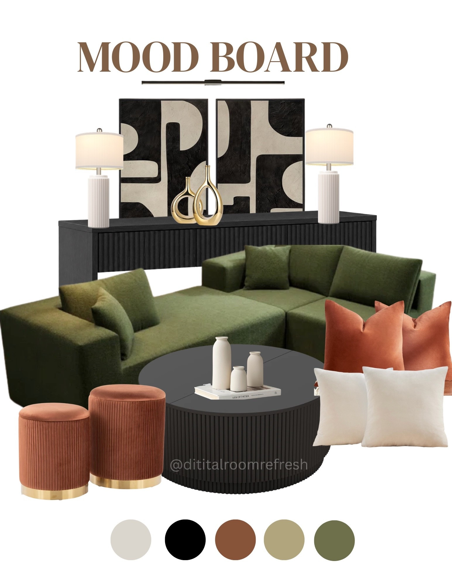 Loving this warm/moody living room set up!

#LTKHome