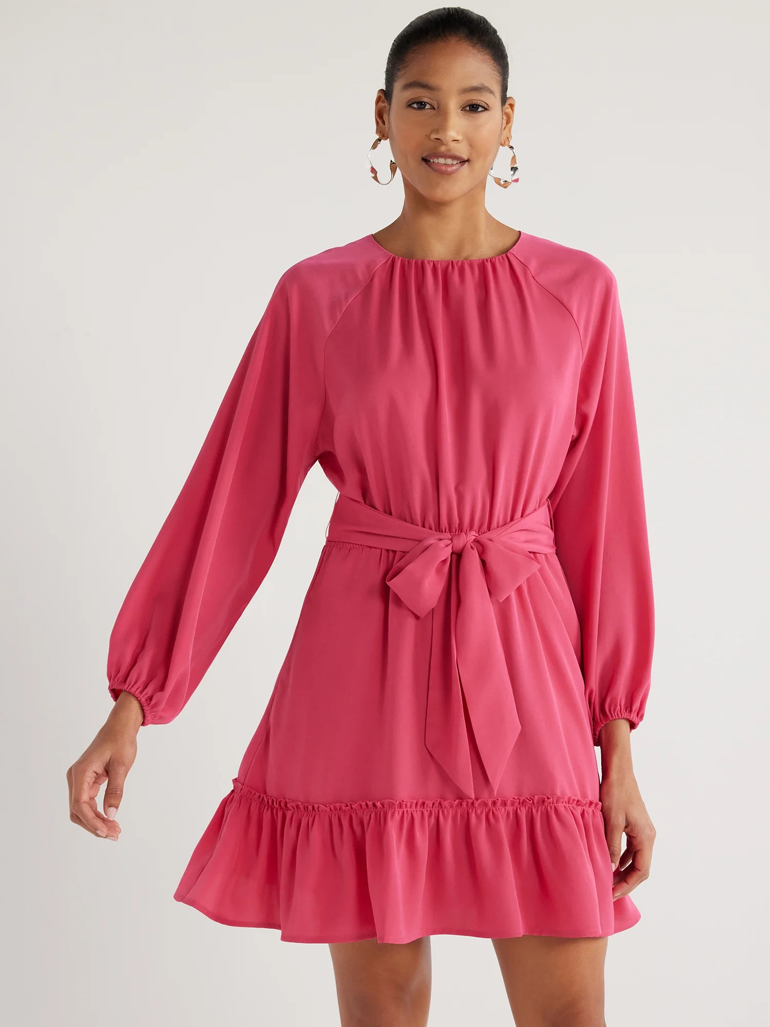 Scoop Women’s Fit and Flare Dress, Sizes XS-XXL | Walmart (US)