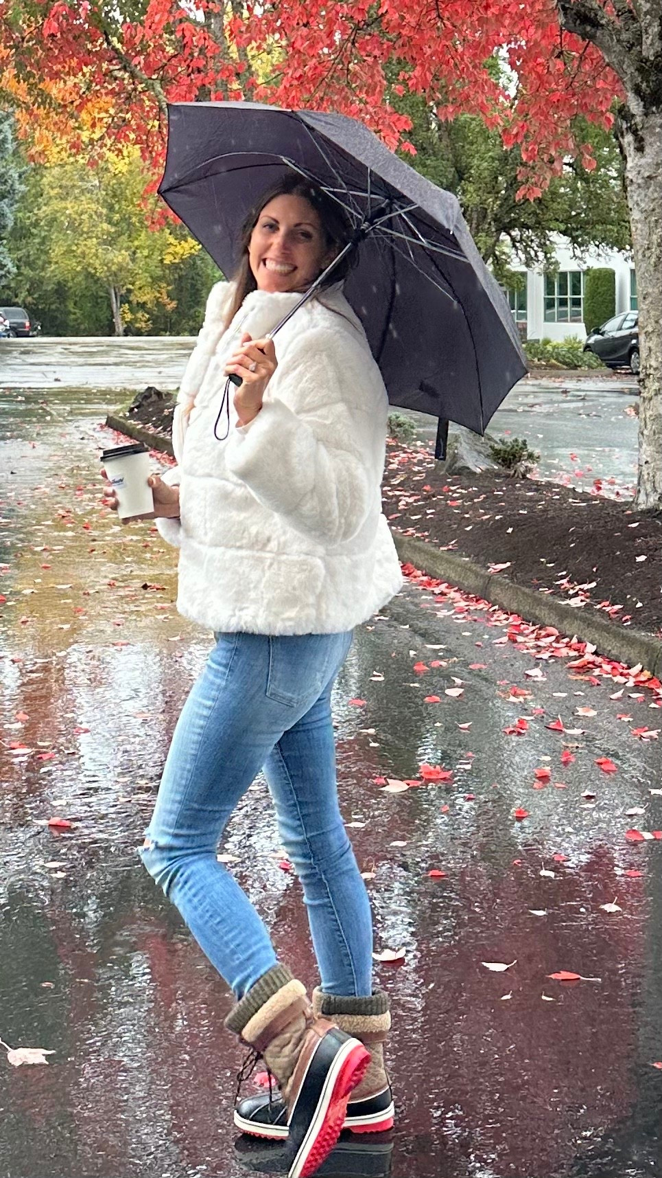 Cozy fall vibes even on a rainy day!

#LTKSeasonal #LTKHoliday #LTKShoeCrush