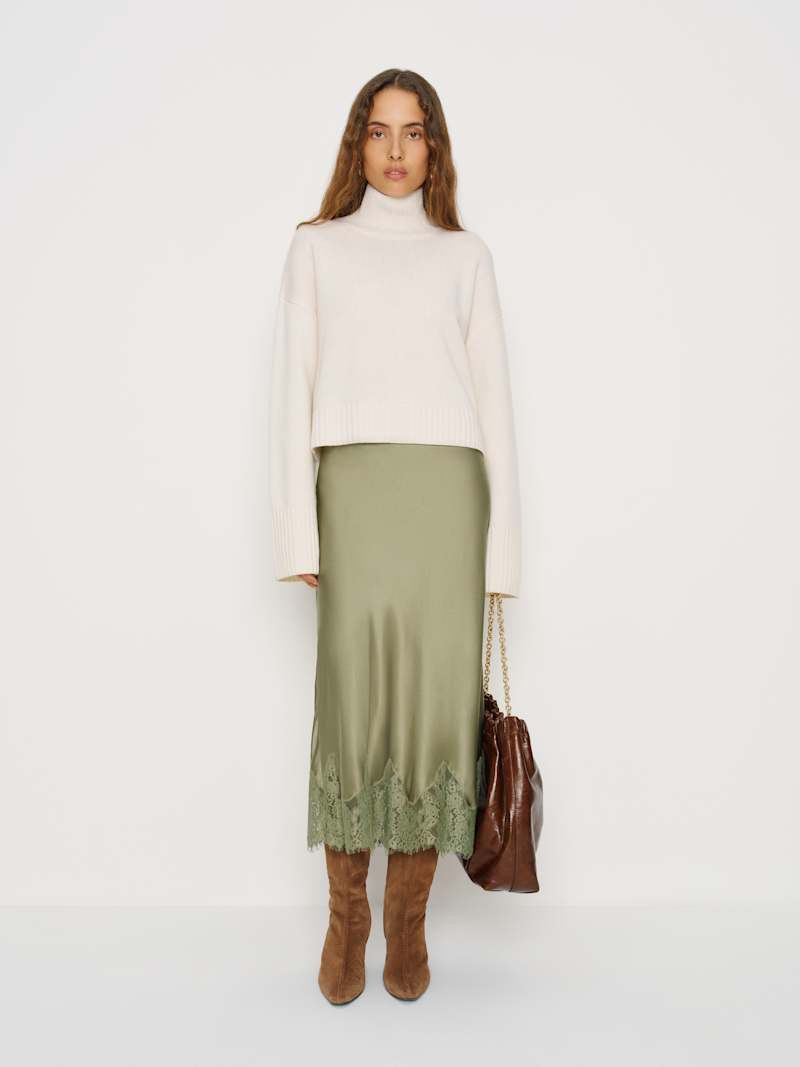 Carolina Silk Skirt | Reformation (Global)