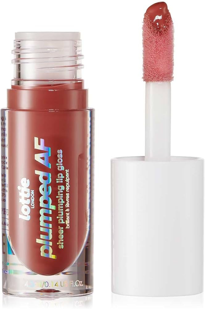 Plumped AF in In the Nude, Infused with Hyaluronic filling spheres for a full, plumped & glossy f... | Amazon (US)