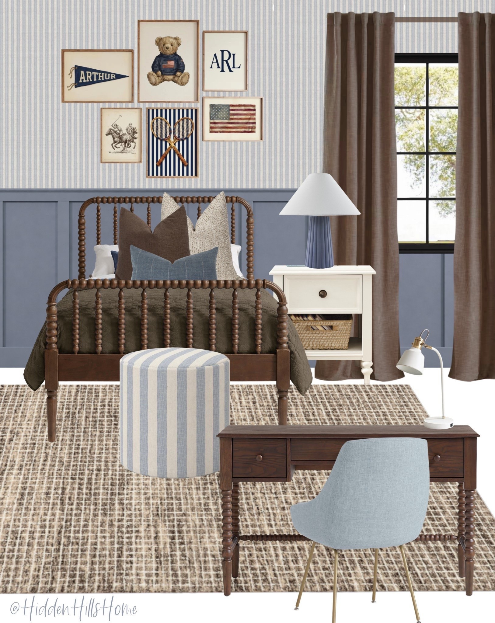 Boys bedroom decor mood board, kids bedroom, Ralph Lauren inspired bedroom design, home decor ideas, boys room inspiration #boysroom

#LTKHome #LTKSaleAlert #LTKKids