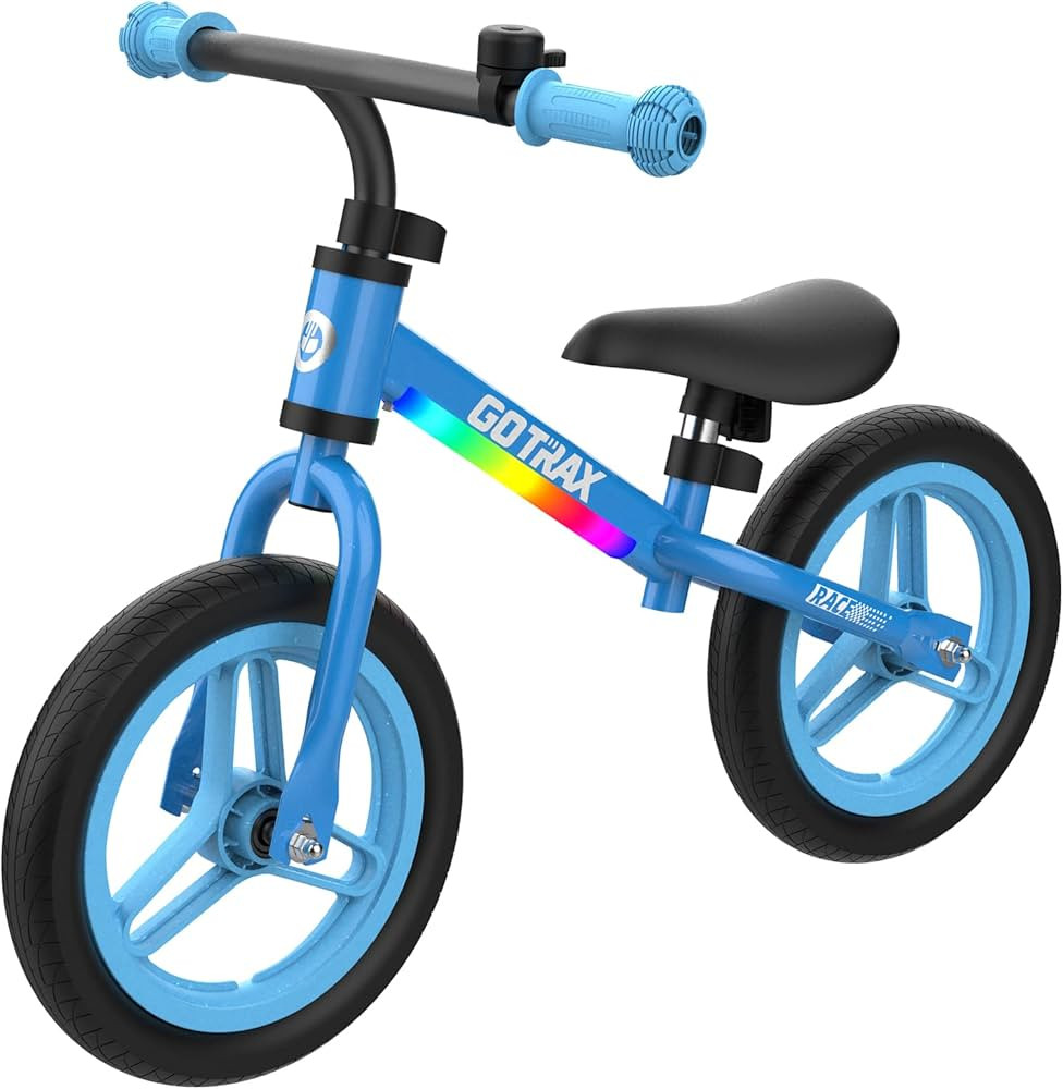 Gotrax KS12 Balance Bike for 2-5 Years Old, 12" Toddlers Bike with LED Light&Bell, Adjustable Sof... | Amazon (US)