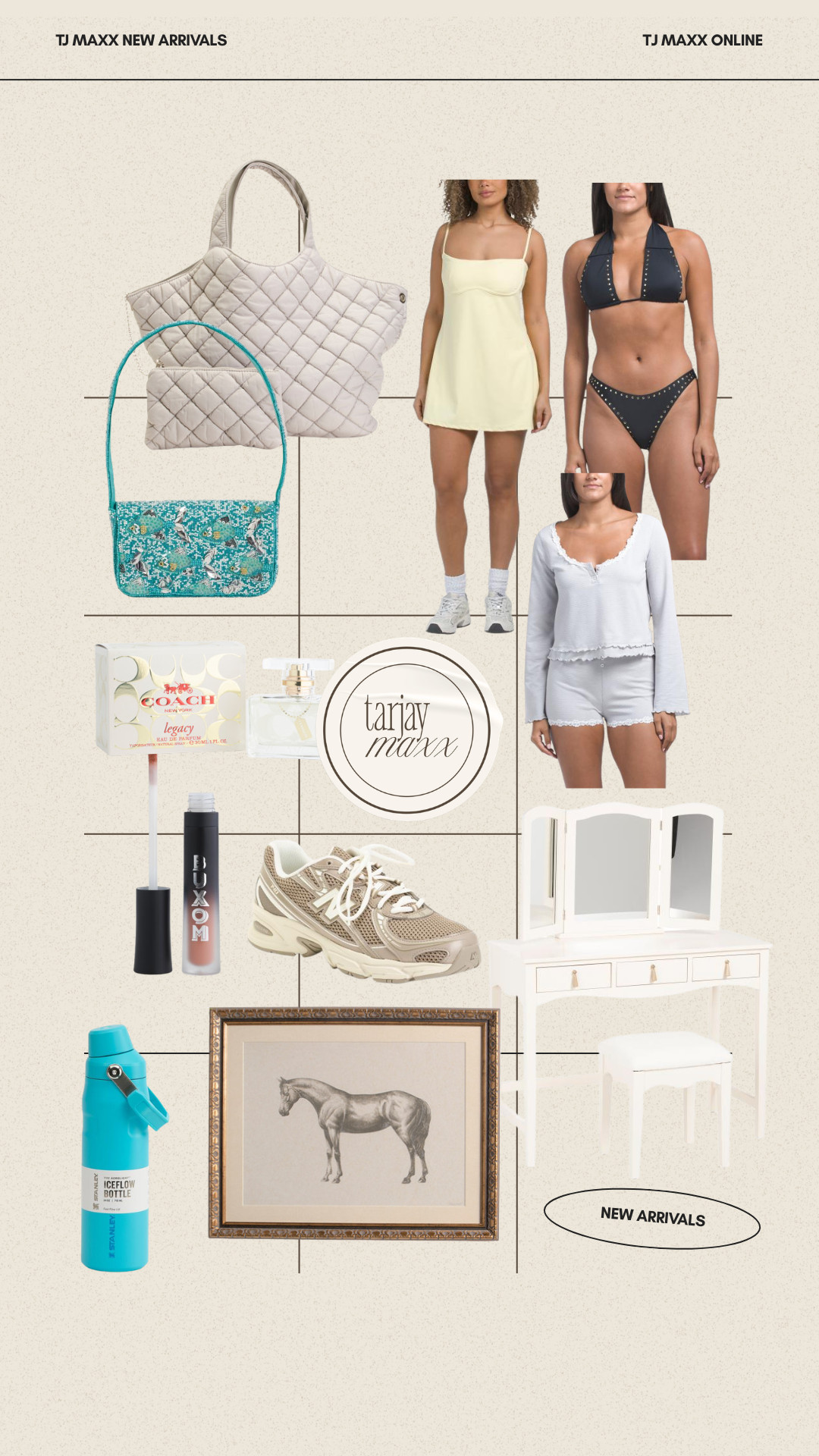 TJ Maxx new arrivals are so good right now… i found everything from cute spring outfits to designer perfume and the best accessories - it’s giving full refresh for the season!!
spring outfits 2026, country concert outfits, spring dresses, date night outfits, vacation outfits beach, plus size fashion, business casual workwear, work outfits, travel outfits, resort wear 2026, tj maxx new arrivals, beauty finds, home decor finds 

 #LTKootd #LTKHome #LTKBeauty