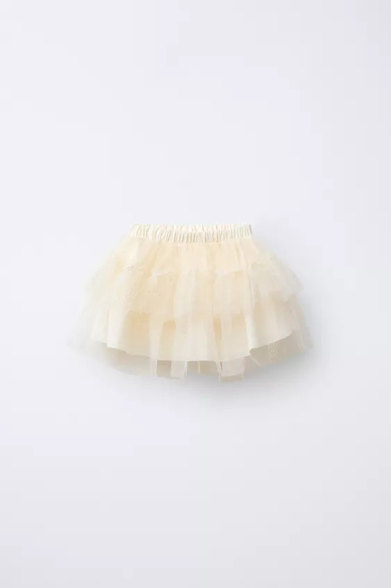 GLITTER TULLE SKIRT | Zara US