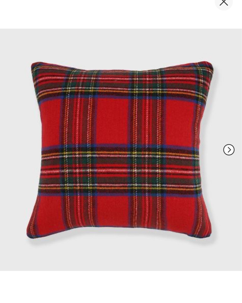 Christmas plaid pillow! ❤️ Target Christmas 

#LTKHoliday #LTKHolidaySale #LTKhome