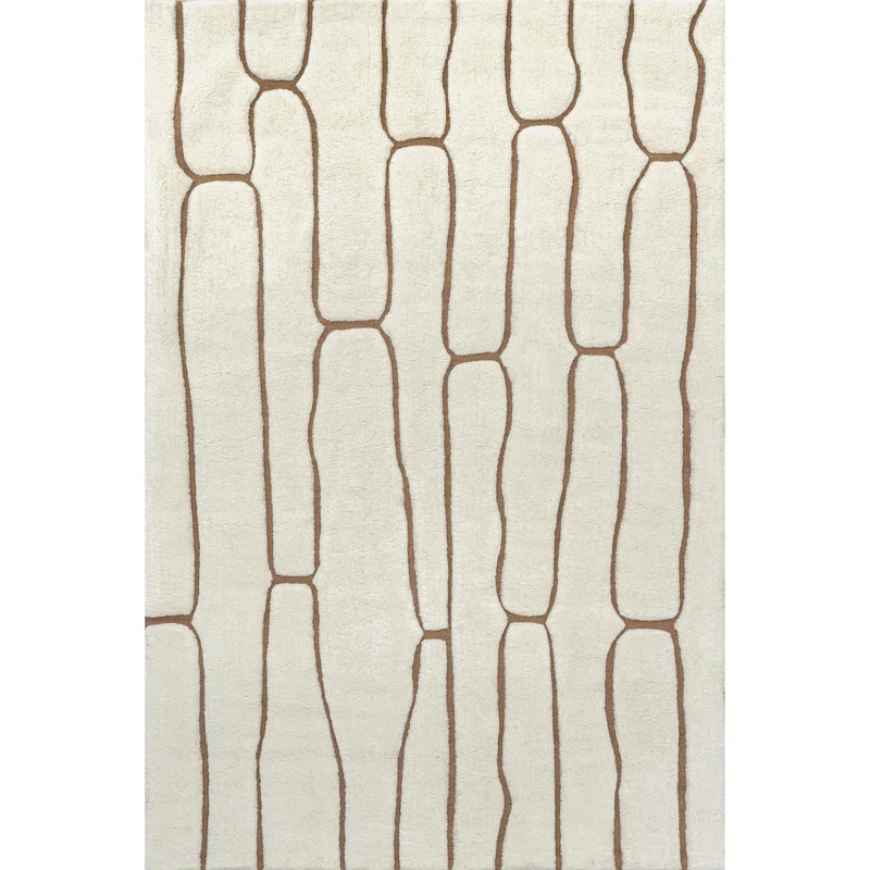 Nazco Abstract New Zealand Wool Area Rug | Wayfair North America