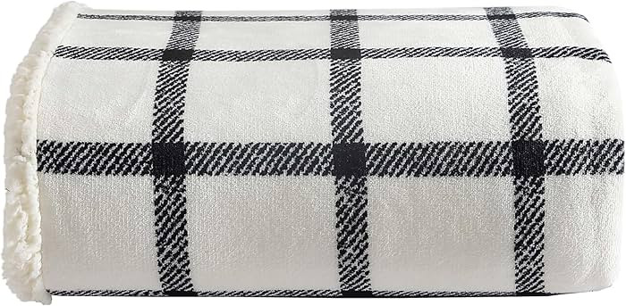 Eddie Bauer - Blanket, Super Soft Reversible Sherpa & Brushed Fleece Bedding, Throw Blankets for ... | Amazon (US)