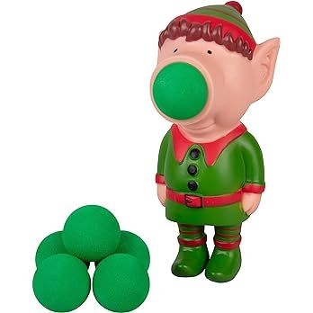 Hog Wild Holiday Elf Popper Toy - Shoot Foam Balls Up to 20ft for Kids | Amazon (US)