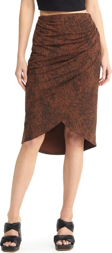 Ruched Tulip Hem Skirt | Nordstrom