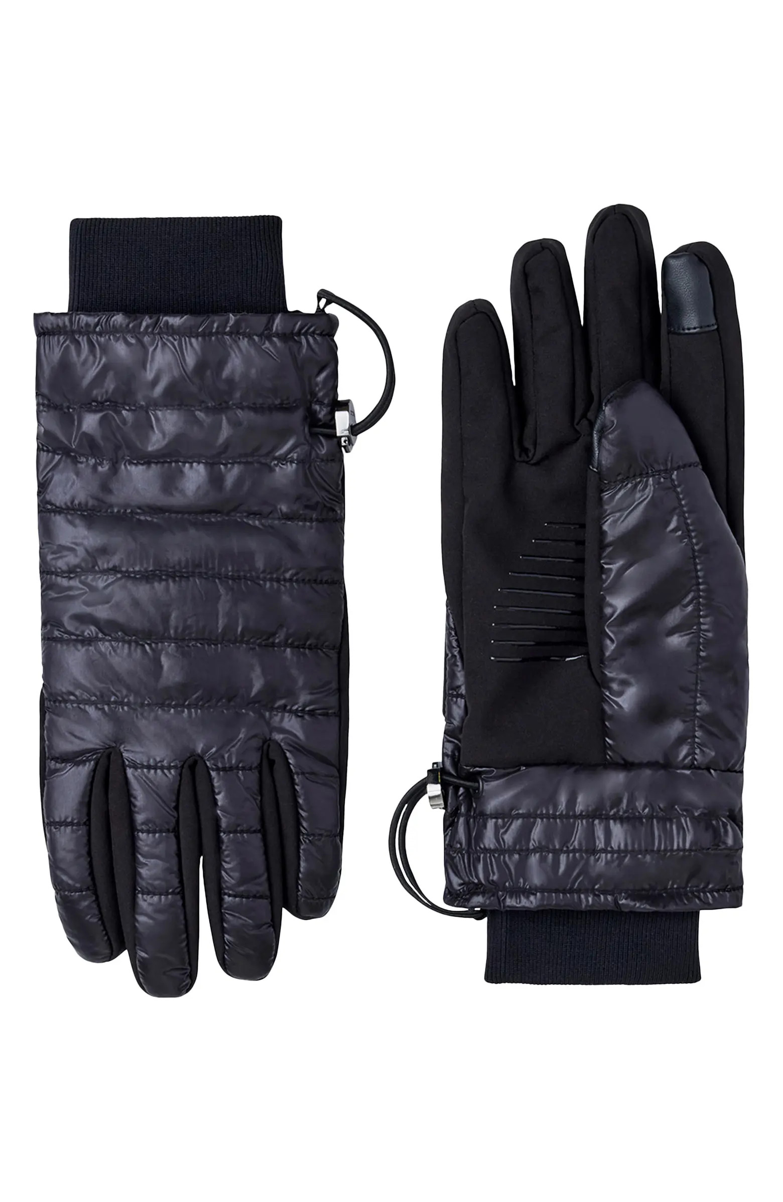 Alfie Quilted Recycled Nylon Gloves | Nordstrom