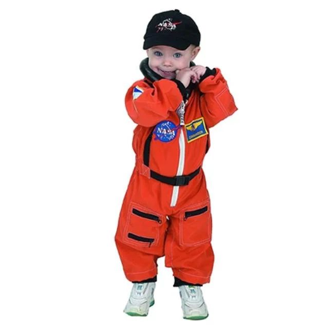 NASA Orange Jr. Astronaut Suit Boy's Halloween Fancy-Dress Costume for Infant, 6 - Walmart.com | Walmart (US)