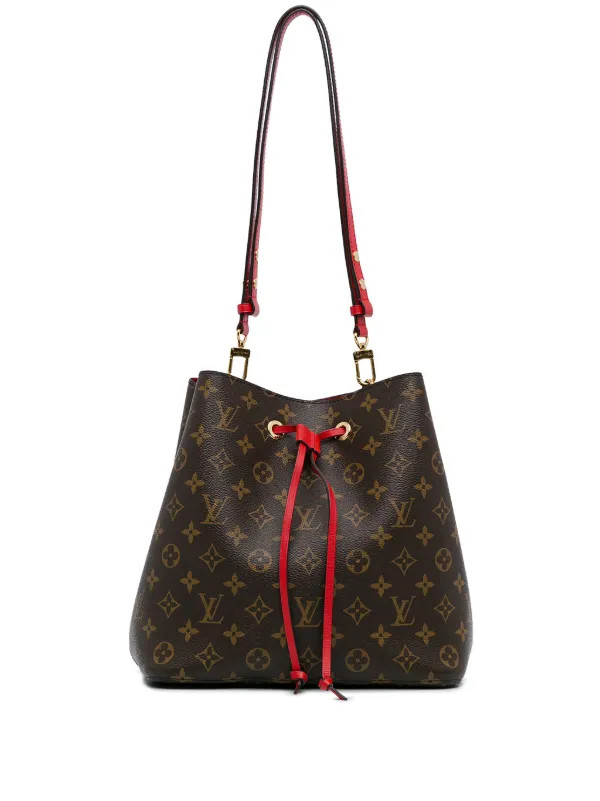 Louis Vuitton Pre-Owned 2019 Monogram Neonoe MM Bucket Bag | Brown | FARFETCH | Farfetch Global