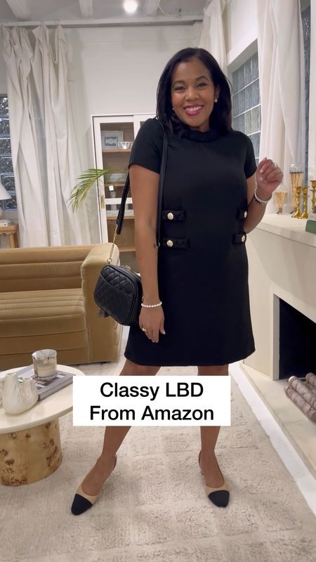 This classic LBD from Amazon is perfect for any occasion! 

LBD. Little black dress. Black tweed dress. Color block sling back. Amazon fashion. Black crossbody purse.

#LTKSeasonal #LTKitbag #LTKstyletip