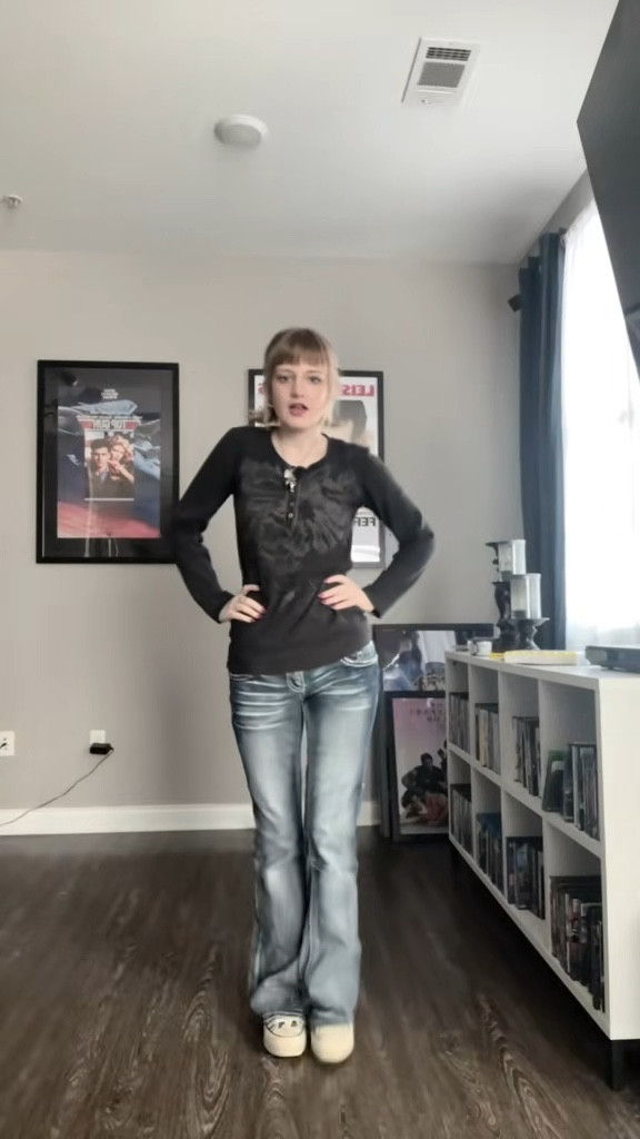 top is thrifted eddie bauer, jeans are amethyst

#LTKPetite #LTKU #LTKHome