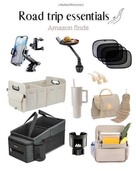 Planning a road trip soon? You won't believe how much  easier it is with these essentials!! 🤞...Road trip, road trip essentials, essentials, trip needs, road trip needs, cup holder, car food holder, travel bag, women bag, women traveller bag, toiletry bag, inner compartment travel bag, designer bag, straw lid cup, insulated cup, travel cup holder, travel mug, tumbler with handle, water bottle, steel bottle, straw bottle, bottle with straw, phone holder, car phone holder, bumby road friendly car holder, hand free phone holder, front seat organizer, mesh cup holder, upholstery leather seat storage bag, mesh bags, car trunk organizer, car storage organiser, car window shades, window shades, sun shades, sun screen for car, uv protection car shield, blanket, heated car blanket, electric blanket, back seat organizer, car accessories, pacifier clips for baby, microfiber towel, towel, bath towel, microfiber cloth, amazon finds, amazon products, multifunctional hanger, vehicle headrest hook, storage hook, hanger, car hanger, purse hanger, cup holder, vehicle organizer, road trip organizer needs, road trip needs, amazon, amazon essentials, road trip essentials.

#LTKfamily #LTKtravel #LTKhome