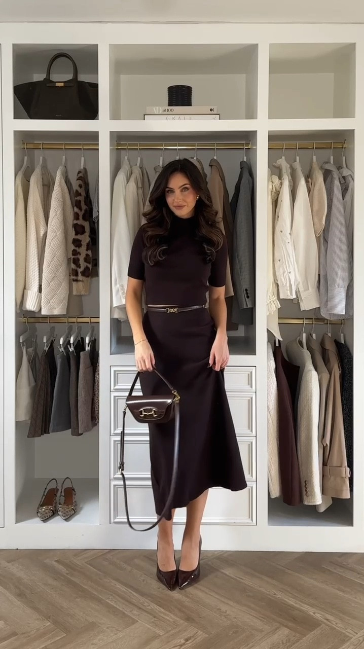 5 Autumn looks I’m loving this season 🤎🍂 all chocolate brown inspired with gorgeous skirts, off the shoulder jumpers and knitwear, checked jackets, houndstooth blazers and jeans! Variety of styling options for workwear, evening looks and date night fits, everyday casual and elevated nice top and jeans!

#LTKautumn #LTKstyletip #LTKworkwear