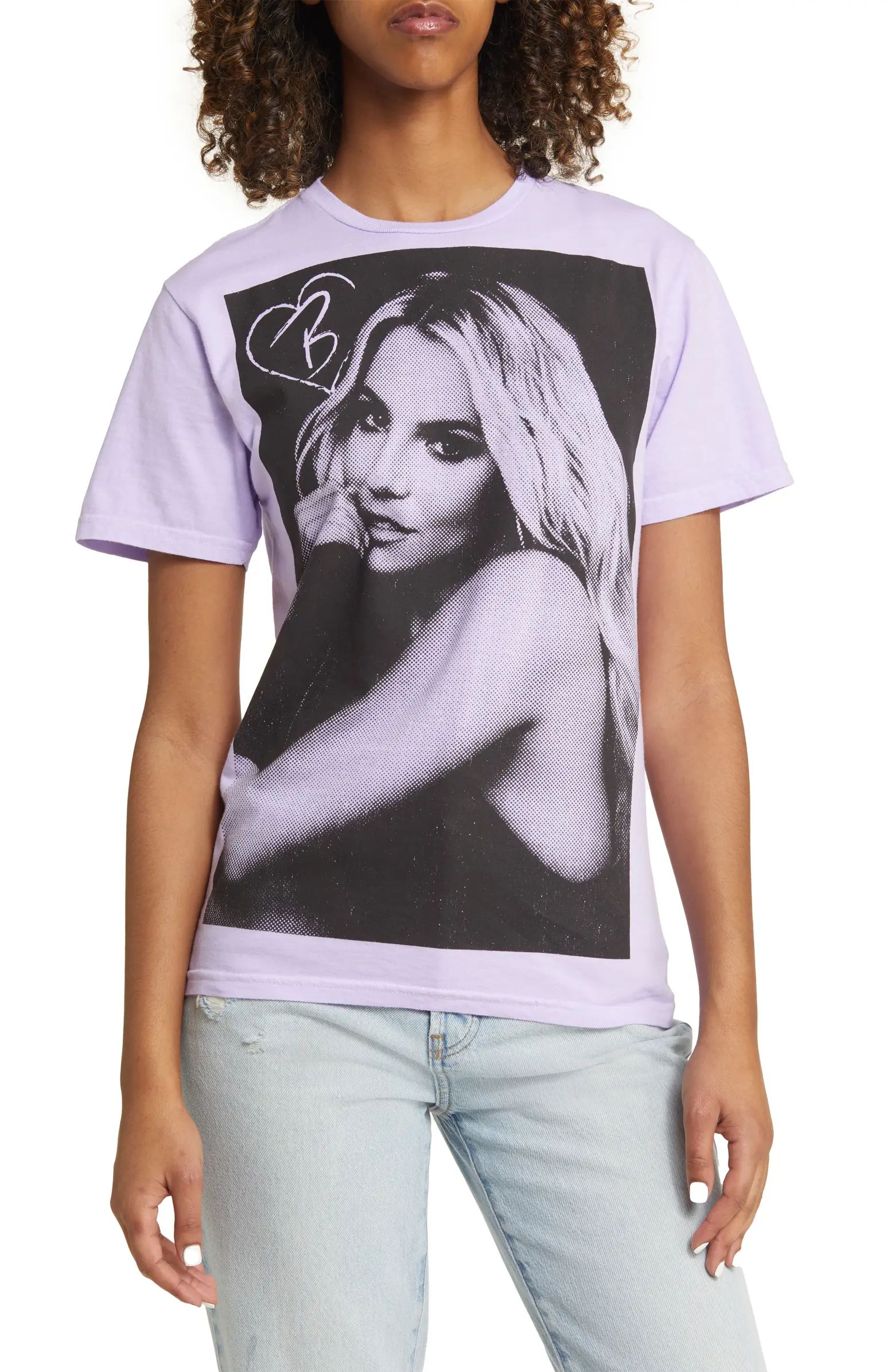 Britney Spears Heart Cotton Graphic T-Shirt | Nordstrom