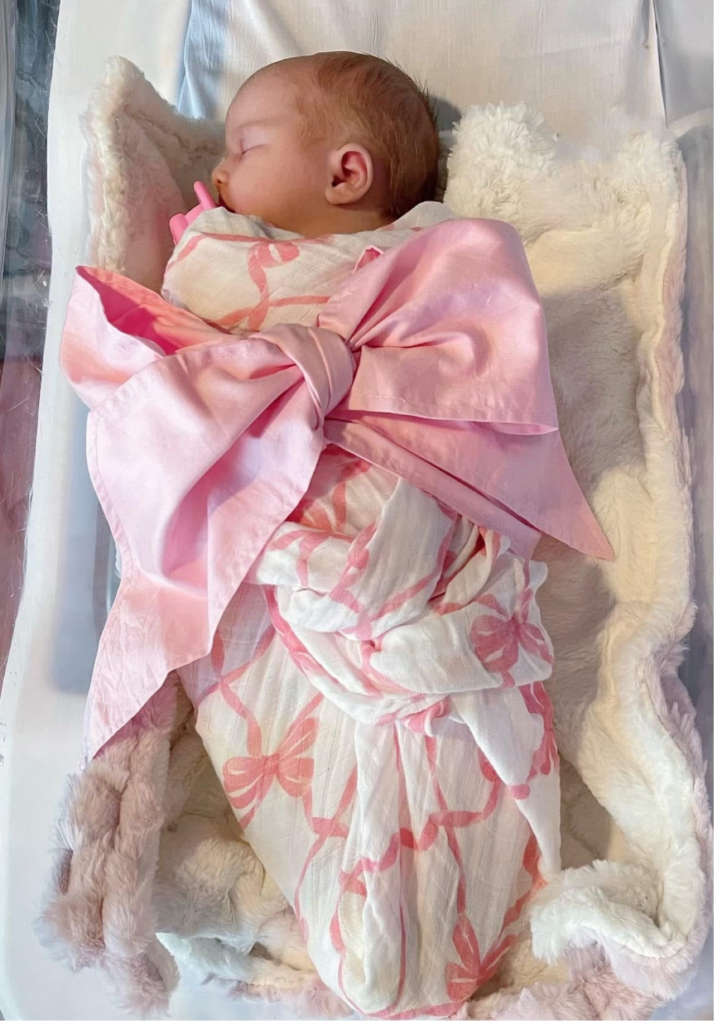 Baby girl hospital dash, bow blanket, grandmillennial baby 

#LTKBaby #LTKFindsUnder50 #LTKFindsUnder100