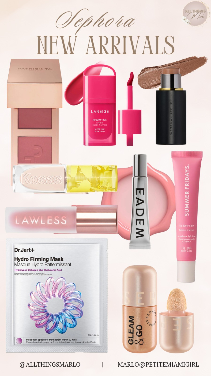 Sephora new arrivals. 

 #LTKSeasonal #LTKWorkwear #LTKTravel