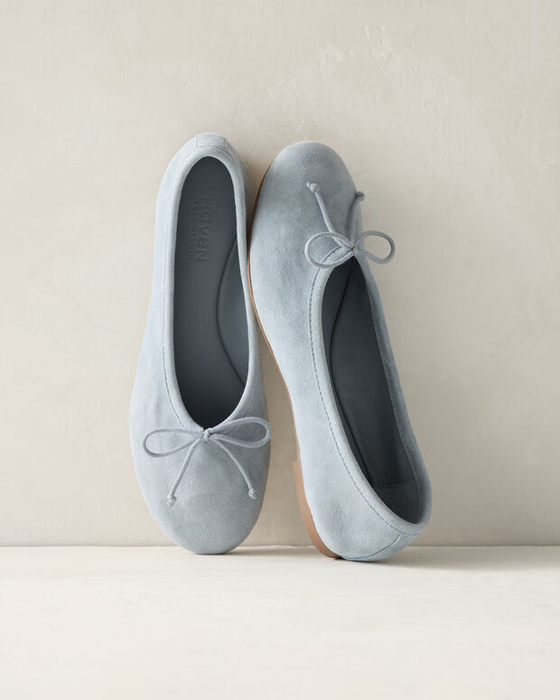 Suede Ballet Flats | Haven Well Within
