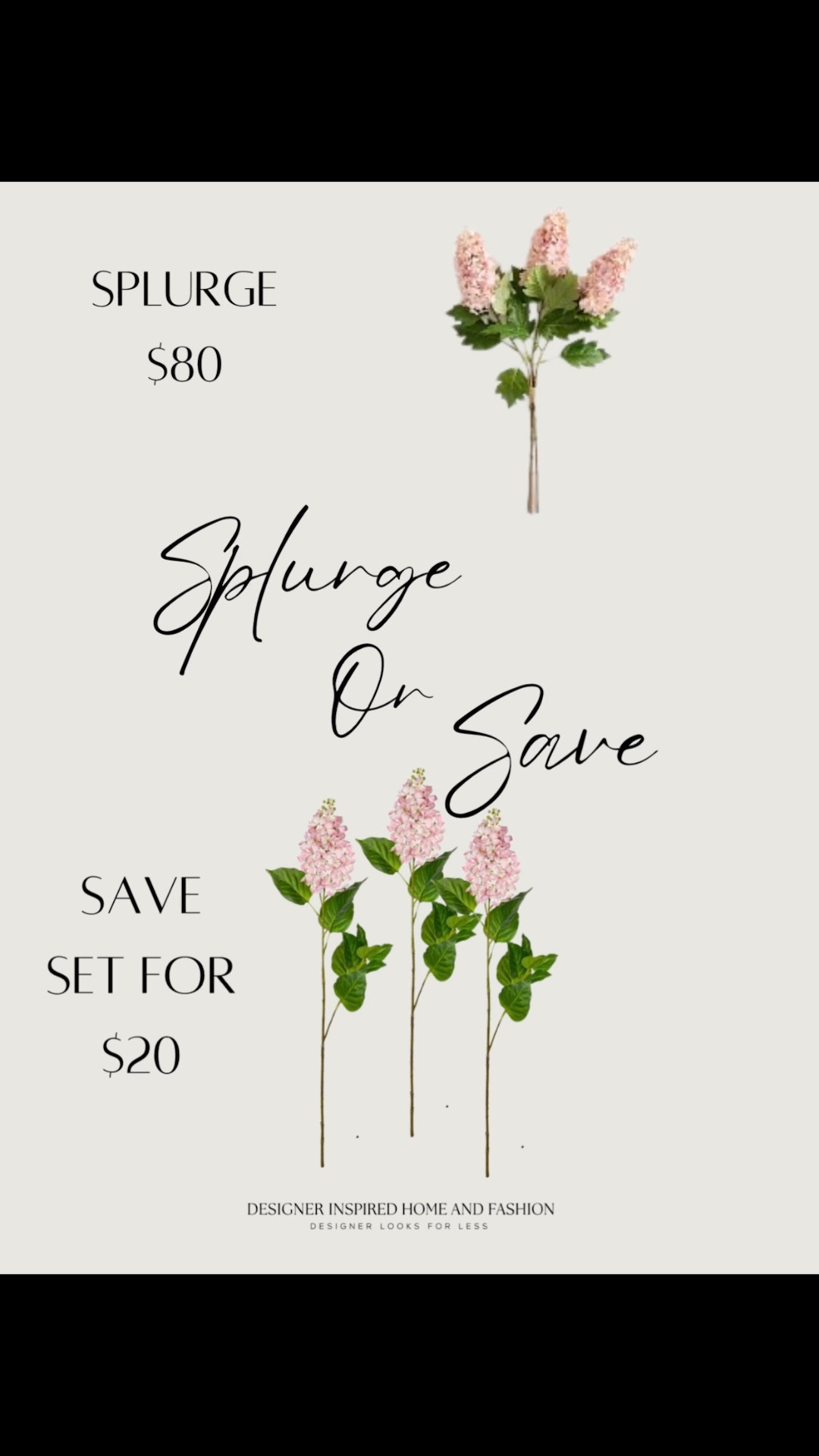 Get the Pottery Barn look for less with the hydrangeas stem sets! 

#LTKSeasonal #LTKHome