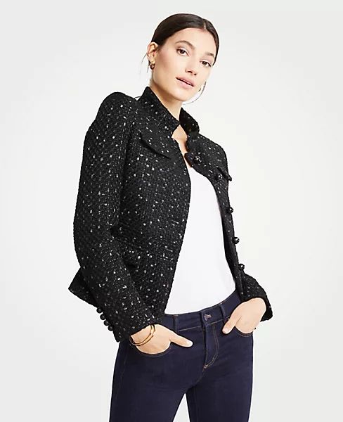 Tweed Military Jacket | Ann Taylor (US)