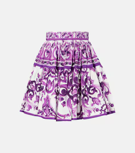 Majolica cotton poplin miniskirt | Mytheresa (US/CA)