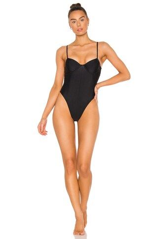 VDM Elly One Piece in Black from Revolve.com | Revolve Clothing (Global)