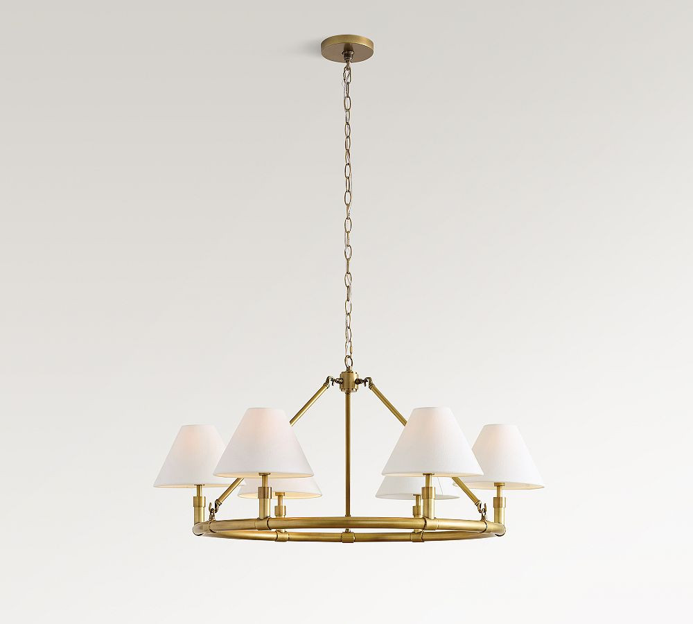 Chambers Metal Round Chandelier (36"-60") | Pottery Barn (US)