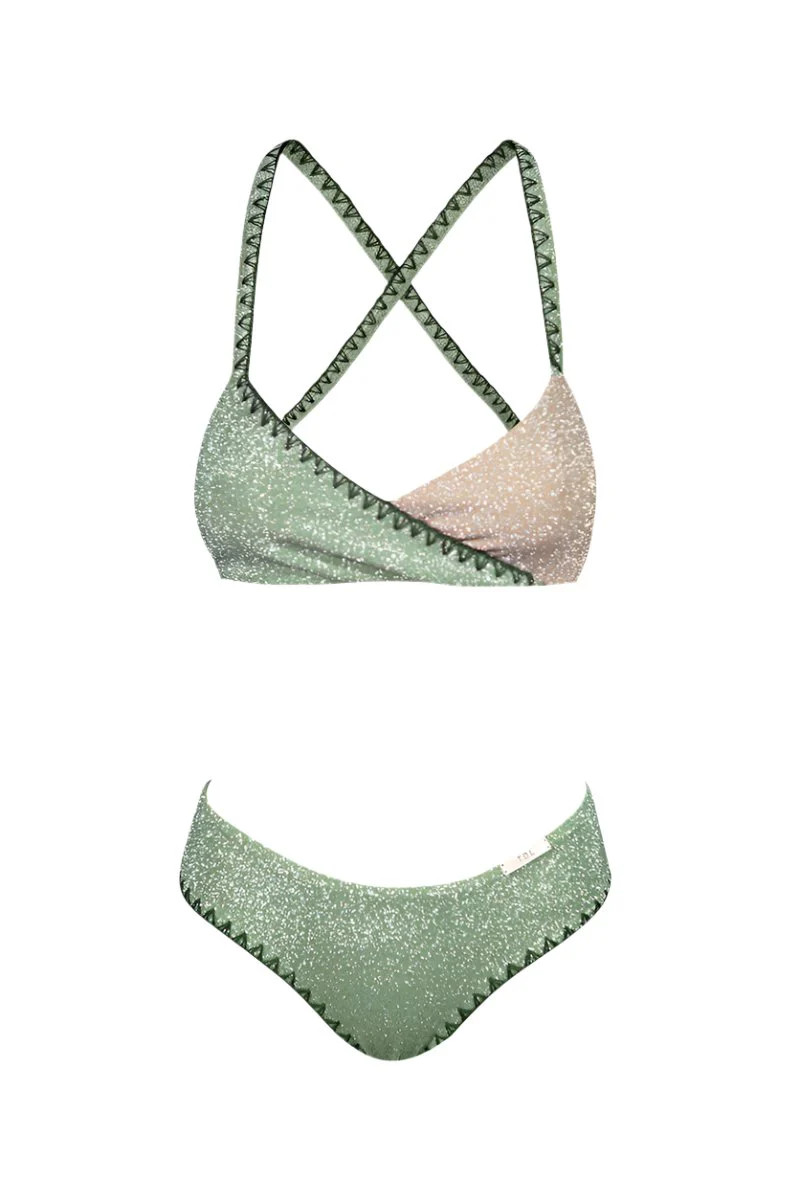 FELICIA BIKINI IN GREEN FOREST | TDL VANGUARD | CULT MIA | CULT MIA UK LTD