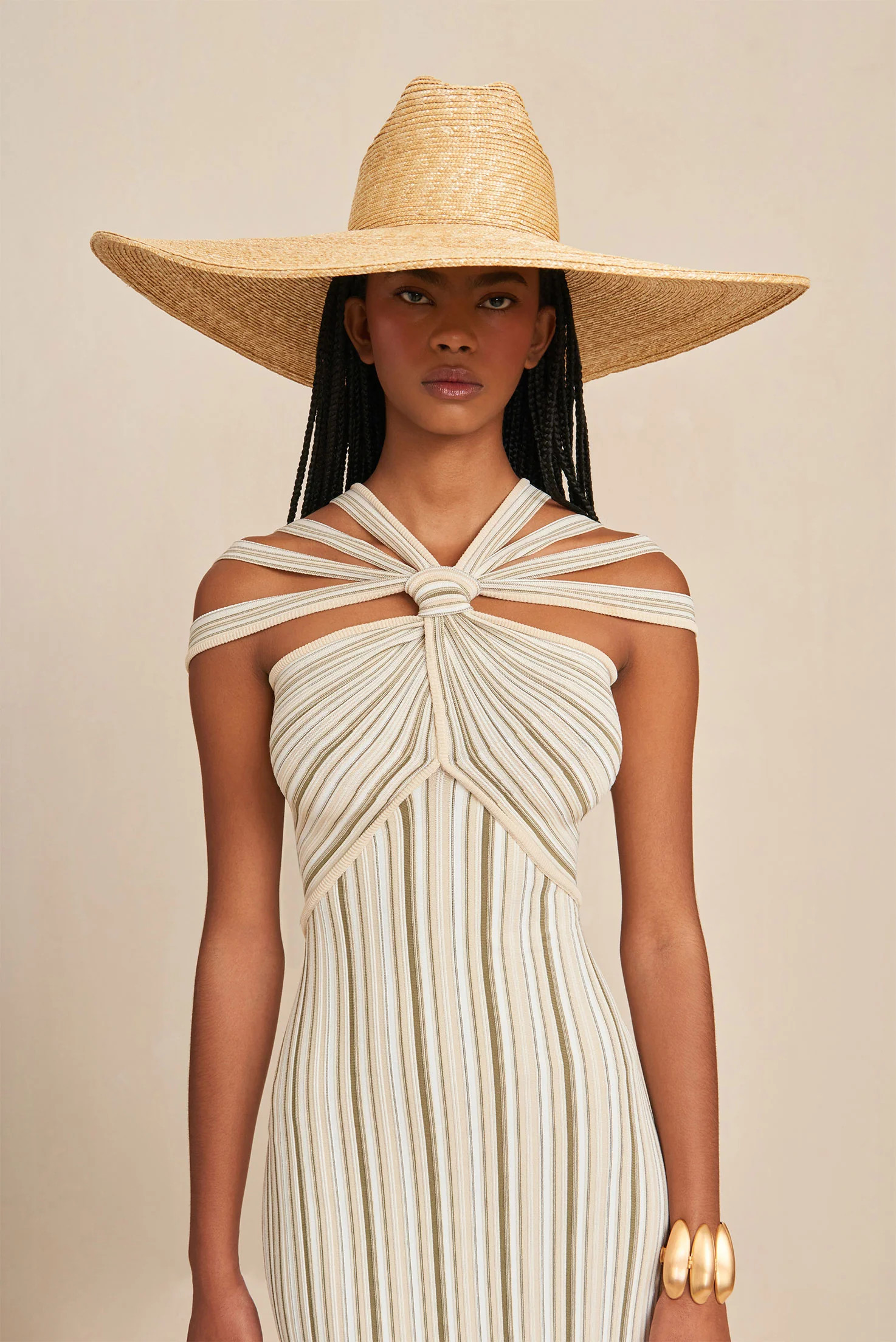 ALICA KNIT DRESS - BEACH COMBO | Cult Gaia - US