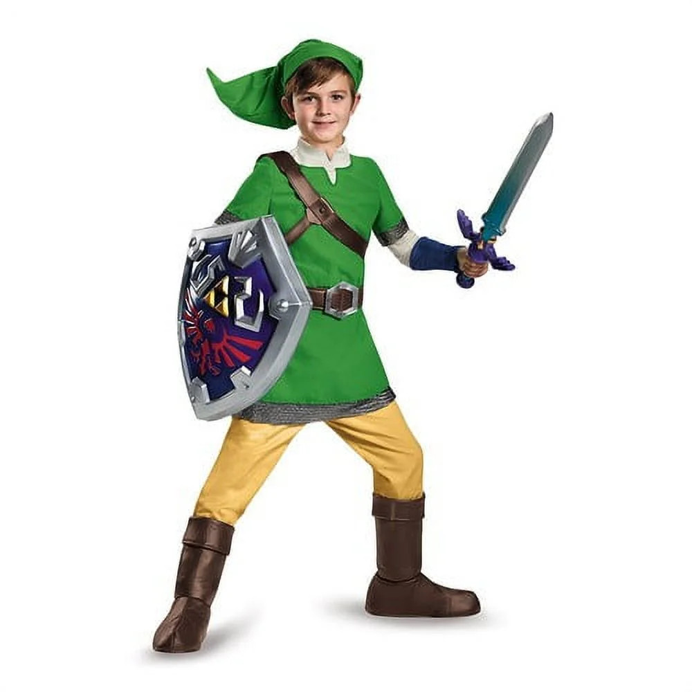 Zelda Link Deluxe Child Halloween Costume - Walmart.com | Walmart (US)