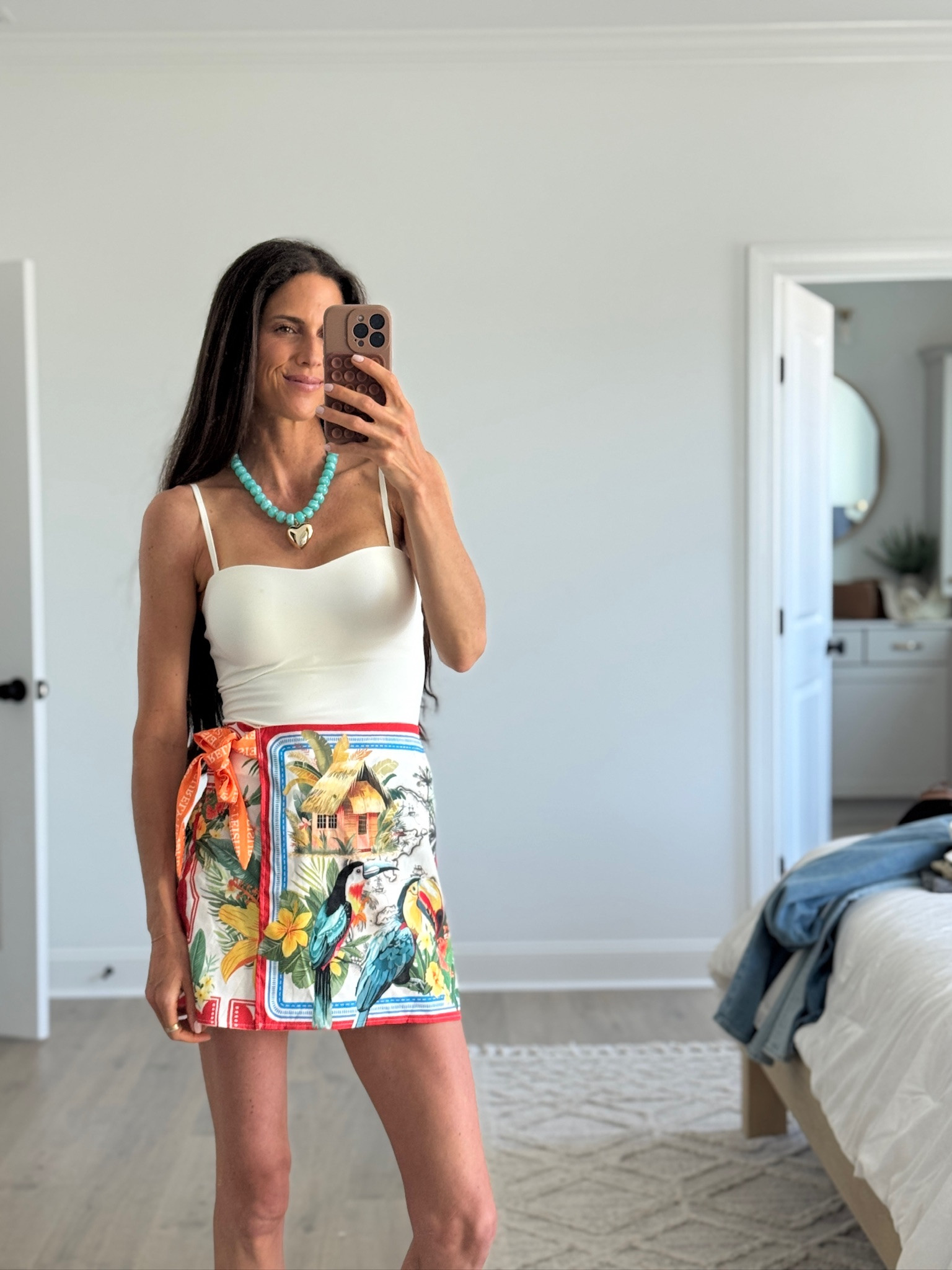 This tropical matching set is giving vacation energy in the best way
The print is so unique and colorful, and the fit is lightweight and flattering for warm weather. Perfect for beach trips, summer dinners, or anytime you want to stand out a little

tropical outfit, colorful summer outfit, vacation outfit, matching set, resort wear, beach outfit, summer date night outfit, bold print outfit

#LTKdayinmylife #LTKSeasonal #LTKTravel