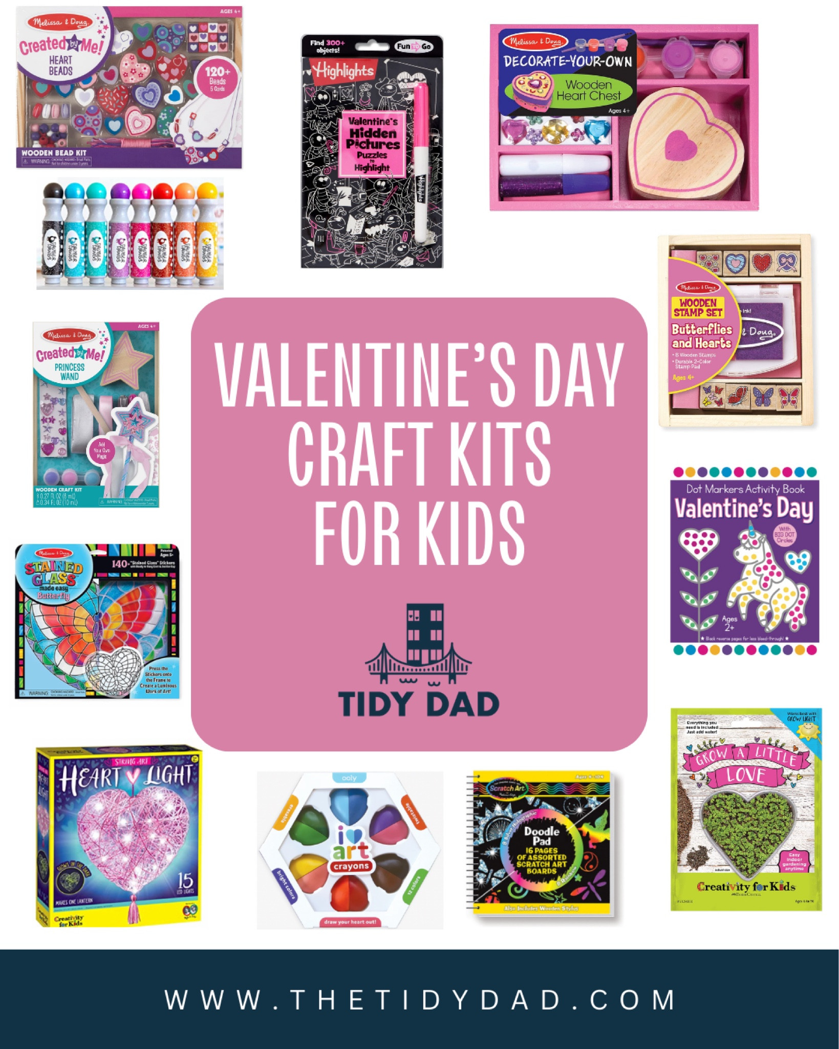 Our three daughters love doing arts & crafts projects together! Here are some of their favorite Valentine’s Day craft kits, perfect for creating homemade gifts.

Art supplies, craft supplies, DIY for kids, gift guide

#LTKGiftGuide #LTKkids #LTKSeasonal