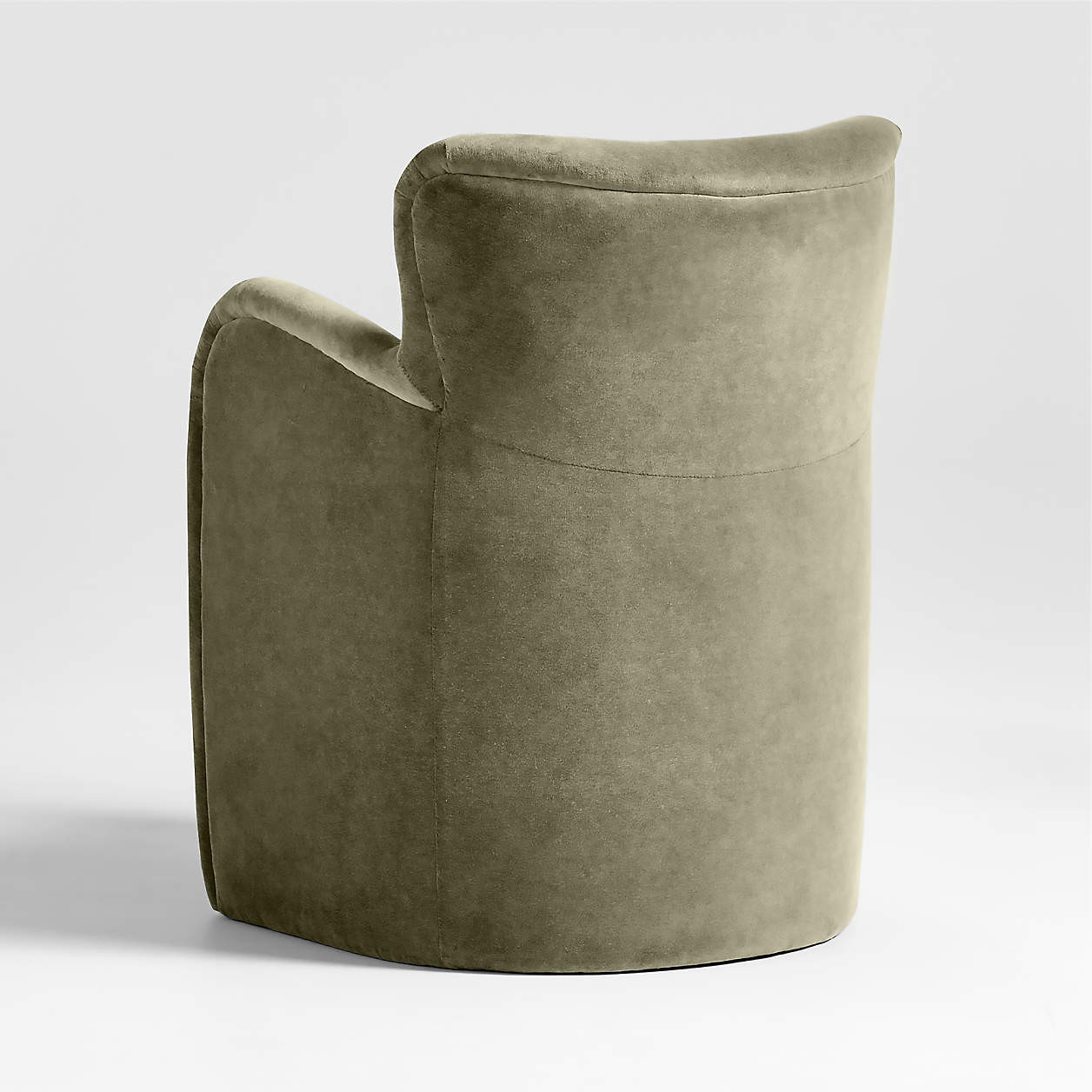 Broome Upholstered Olive Green Dining Chair by Jake Arnold + Reviews | Crate & Barrel | Crate & Barrel