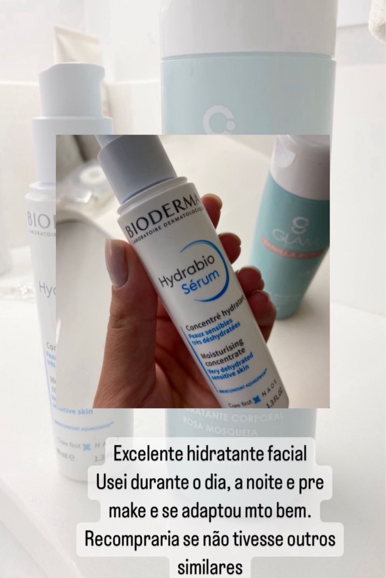 Acabados do dia
Hidratante Bioderma. Vale o investimento. Regenera a pele. Deixa aveludada e diminui a vermelhidão. Recomendo. 

#LTKbrasil #LTKbeauty