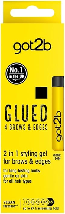got2b Glued for Brows & Edges 2 in 1 Wand Eyebrow Gel, 72hr Hold, No White Residue or Stickness, ... | Amazon (UK)
