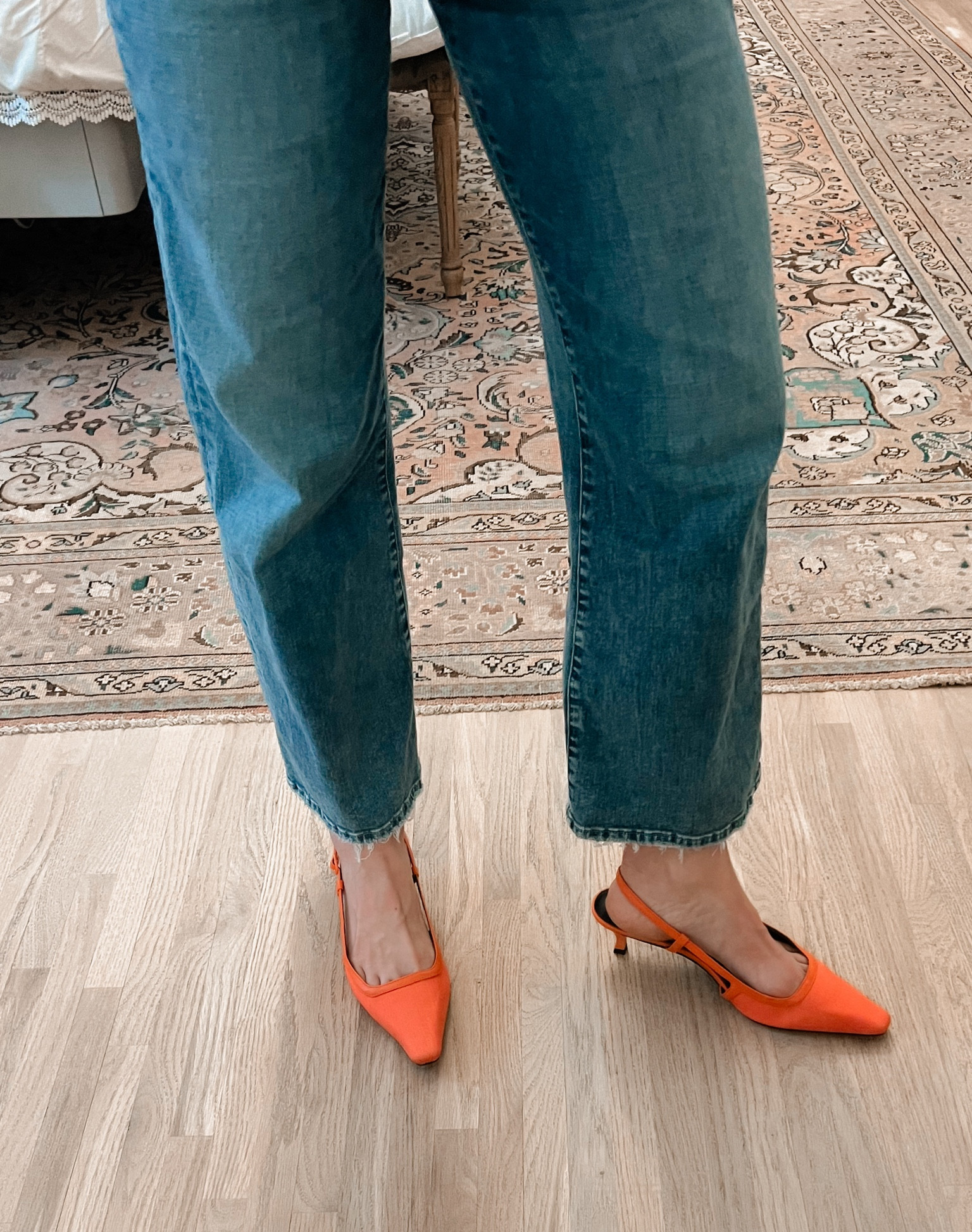 OBSESSED with these kitten heels. So comfy. True to size  

#LTKfindsunder100 #LTKstyletip