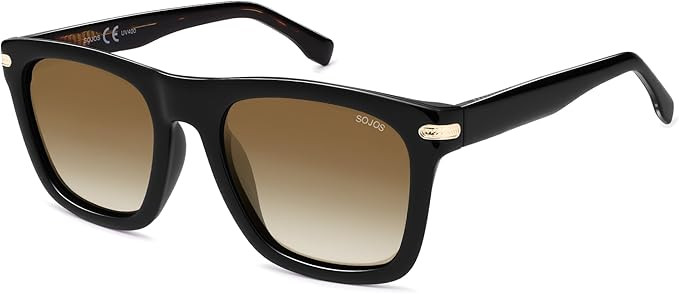 SOJOS Polarized Square Sunglasses for Men Women TR90 Frame UV Protection Mens Womens Sun Glasses ... | Amazon (US)