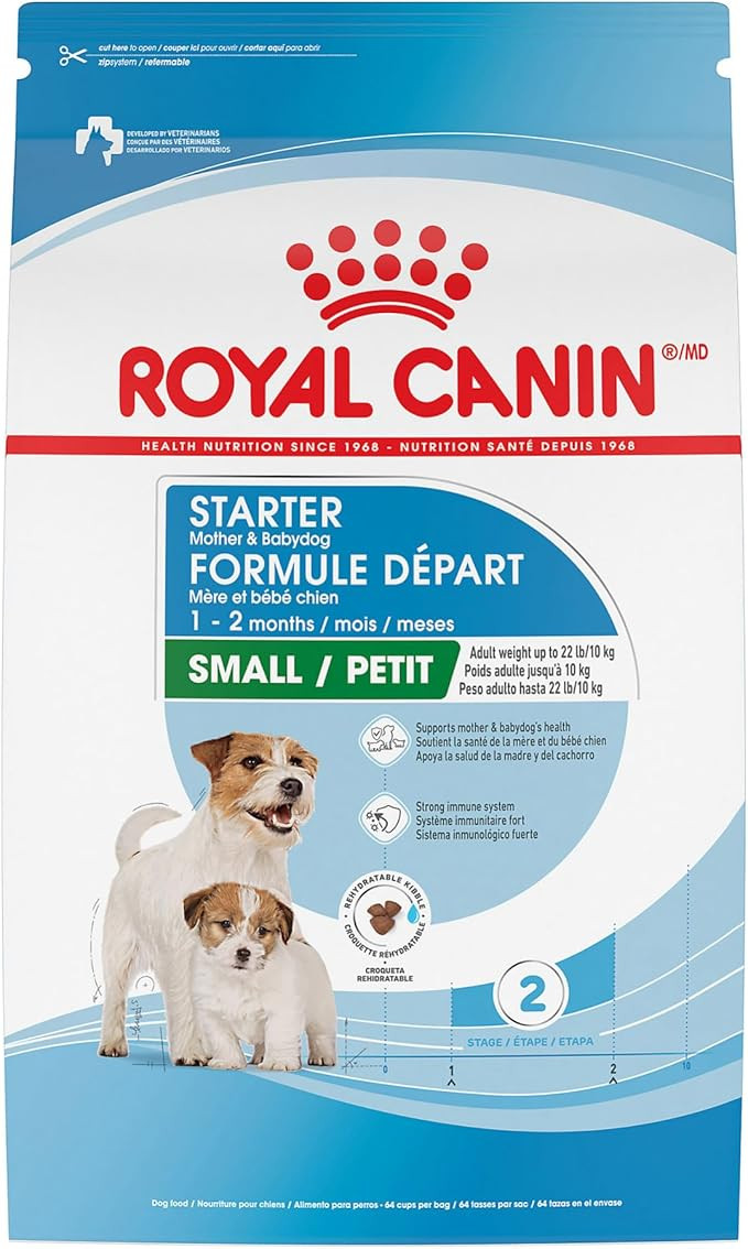 Royal Canin Size Health Nutrition Small Starter Mother & Babydog Dry Dog Food, 2.5 lb Bag | Amazon (US)