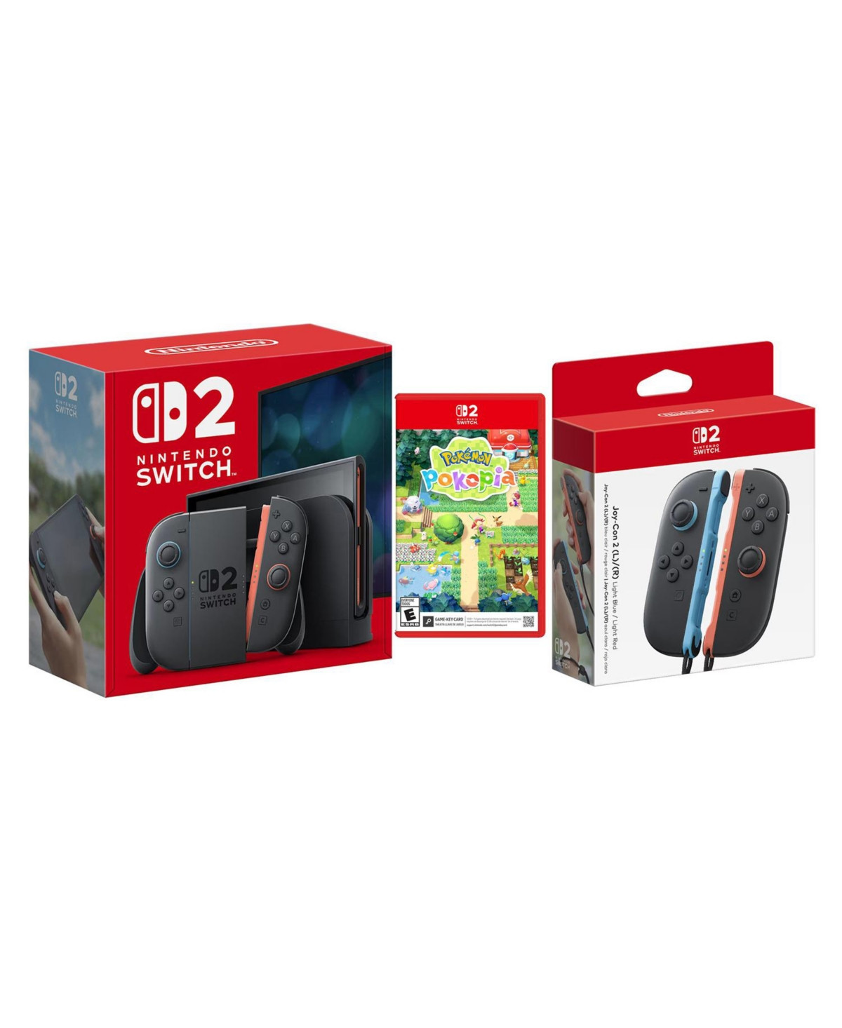 Nintendo Switch 2 Console with Pokemon Pokopia and Extra Joy-Cons Bundle - Charcoal | Macy's