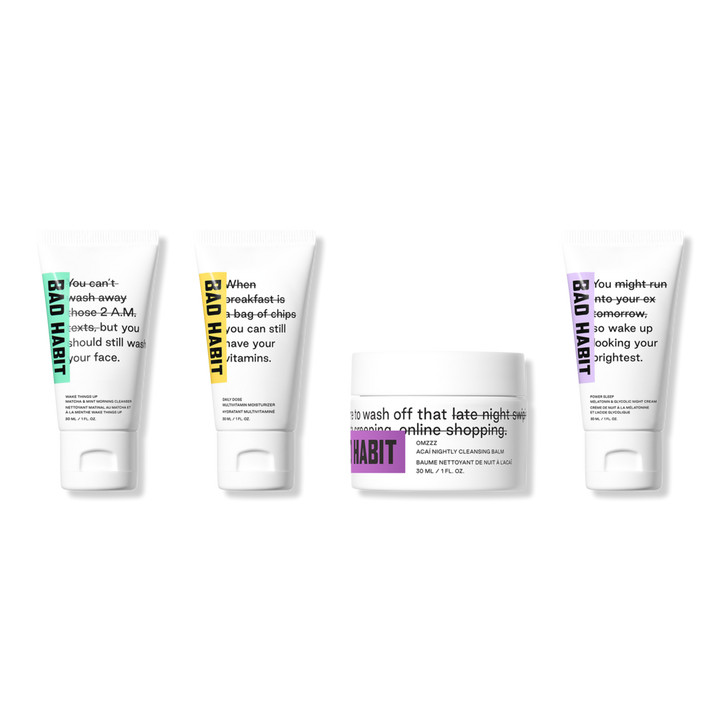 Just Try Me 4 Skincare Essentials Kit - BAD HABIT | Ulta Beauty | Ulta