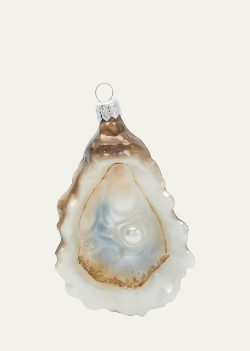 Bergdorf Goodman Oyster with Pearl Christmas Ornament | Bergdorf Goodman