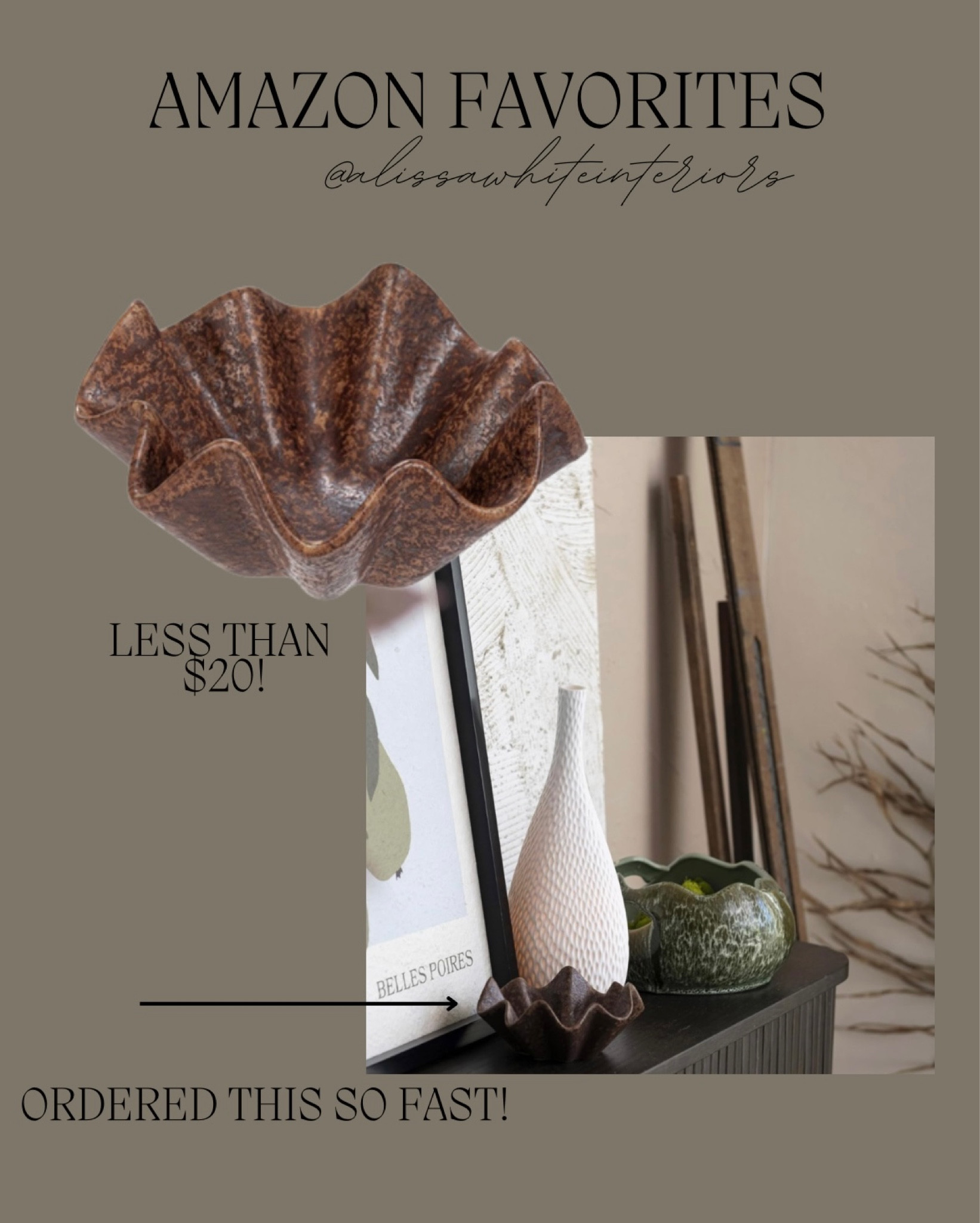 Love this little bowl under $20! 

#LTKhome #LTKfindsunder50 #LTKsalealert