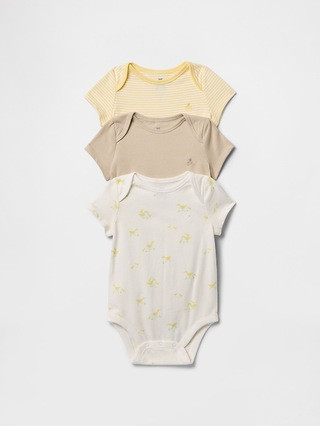 Baby First Favorites Organic Cotton Bodysuit (3-Pack) | Gap (US)
