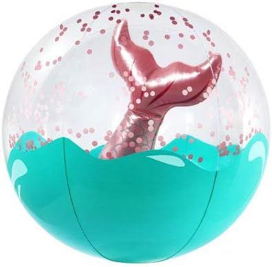 SunnyLIFE 3D Inflatable Beach Ball | Mermaid | Amazon (US)