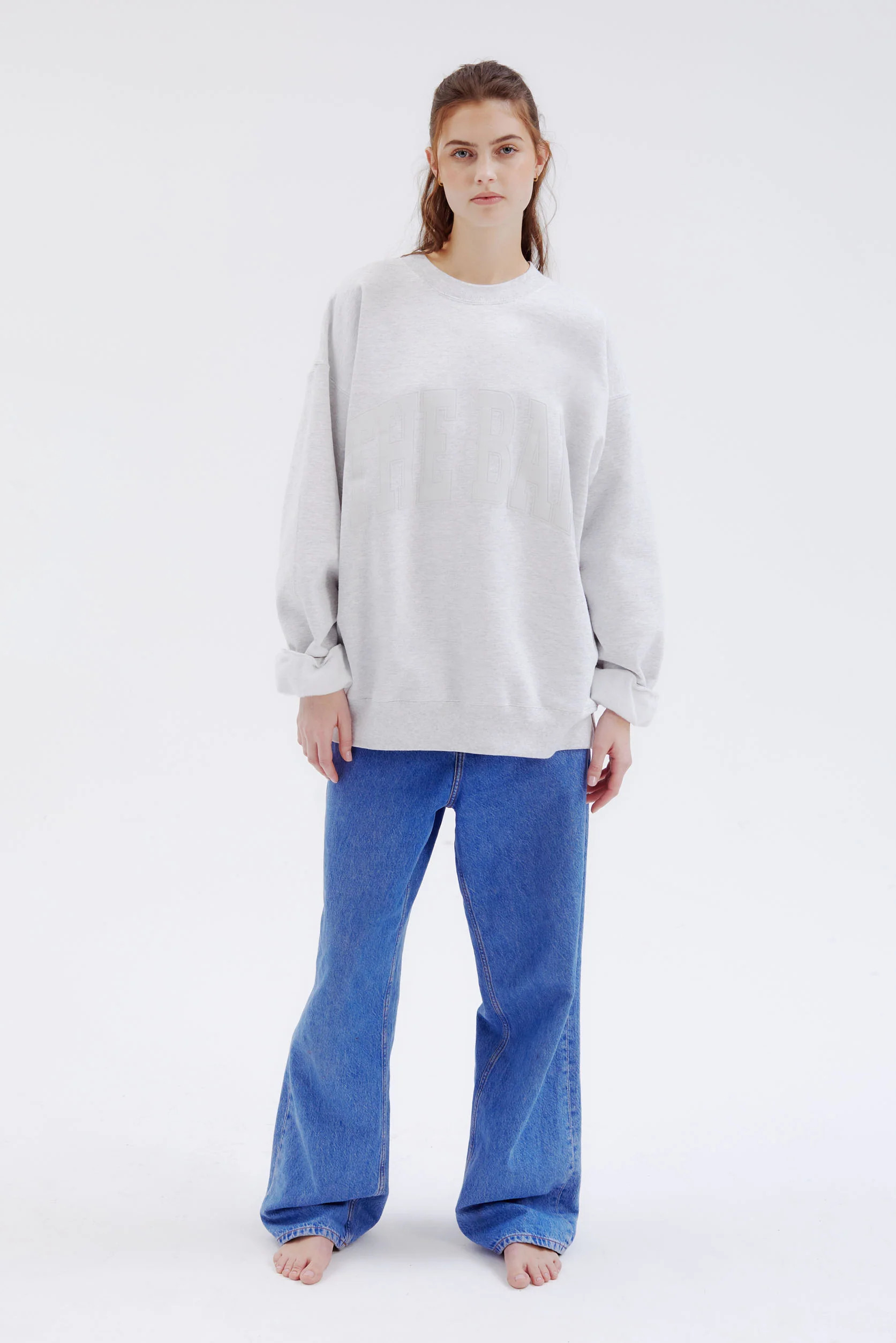 VARSITY SWEATSHIRT LT HEATHER GREY TONAL | The Bar